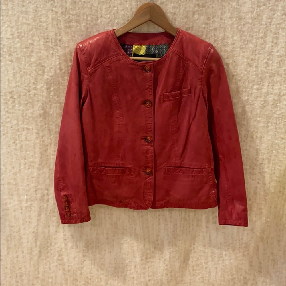 Bully Leather Jacket Size L NWT